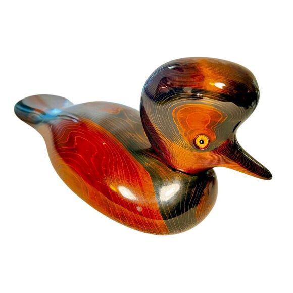 Ducks Unlimited Other - *VERY RARE* Ducks Unlimited Valarie Bundy 1989 Special Edition 1990 Wooden Decoy